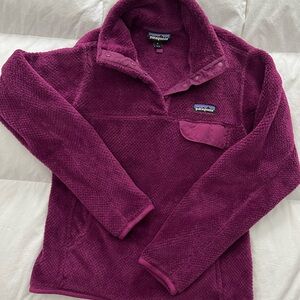 Patagonia Women's Re-Tool Snap T-burgundy. Small